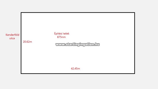 Eladó telek, Budapesten, XV. kerületben 93.89 M Ft