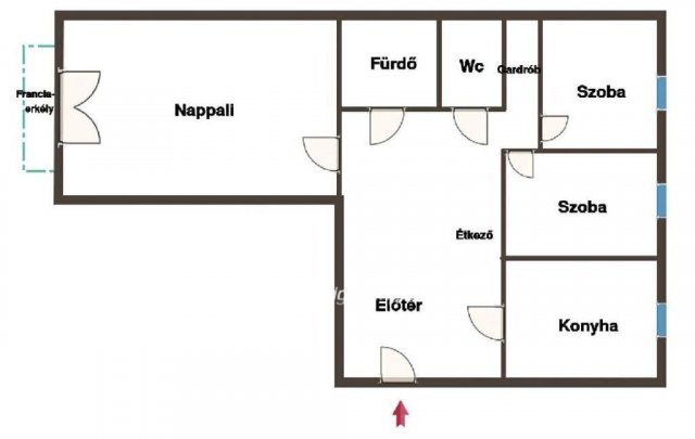 Eladó panellakás, Budapesten, III. kerületben 76.9 M Ft