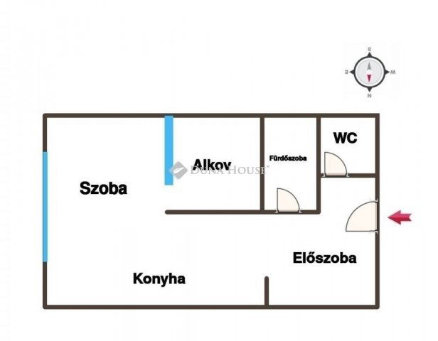 Eladó téglalakás, Budapesten, V. kerületben 205 M Ft, 1 szobás