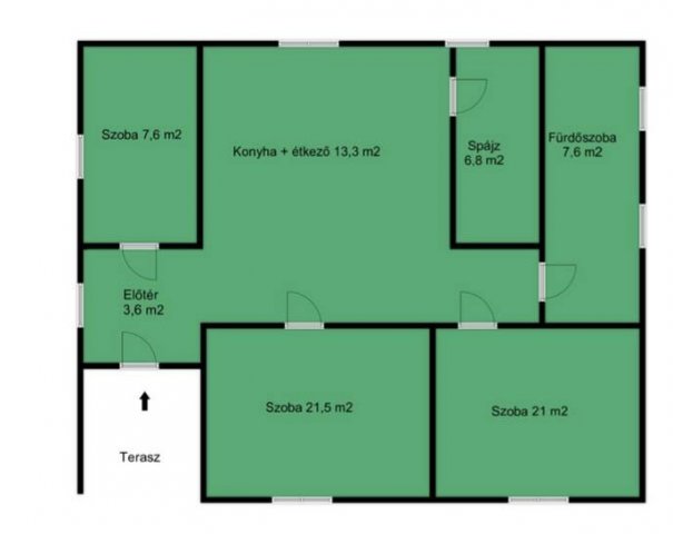 Eladó családi ház, Tállyán 44 M Ft, 2+1 szobás