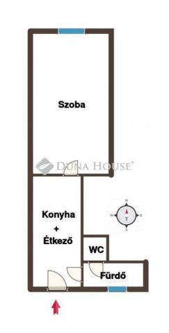 Eladó téglalakás, Budapesten, VIII. kerületben 51 M Ft, 1 szobás