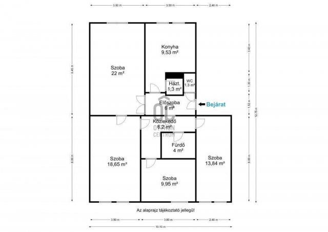 Eladó téglalakás, Vecsésen 72.8 M Ft, 4 szobás