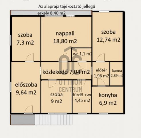 Eladó téglalakás, Üllőn 74.5 M Ft, 3 szobás