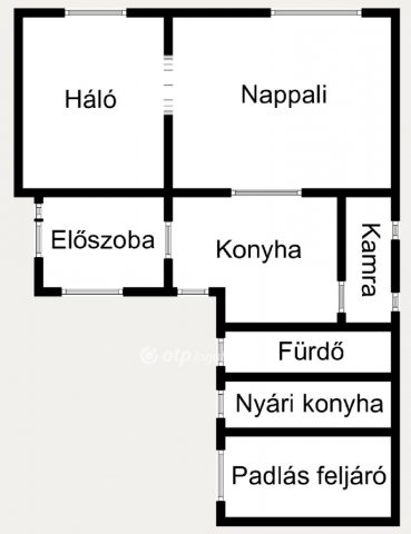 Eladó családi ház, Vecsésen 69.9 M Ft, 1+1 szobás