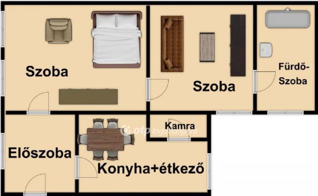 Eladó családi ház, Debrecenben 46.999 M Ft, 2 szobás