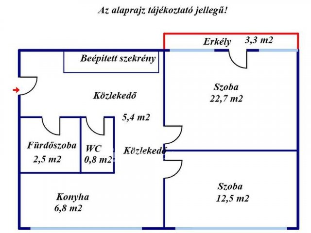 Eladó panellakás, Kecskeméten 42.9 M Ft, 2 szobás