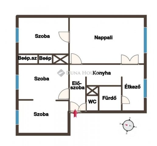 Eladó panellakás, Székesfehérvárott 55 M Ft, 4 szobás