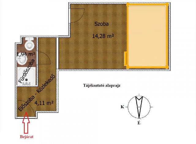 Eladó téglalakás, Budapesten, XV. kerületben 31.5 M Ft, 1 szobás