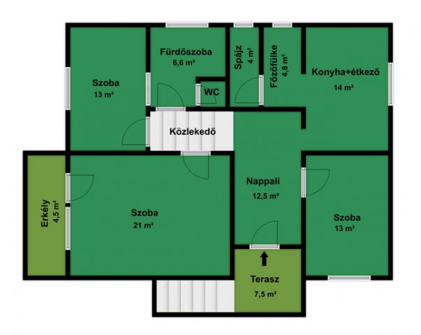 Eladó családi ház, Mezőkövesden 54 M Ft, 3 szobás