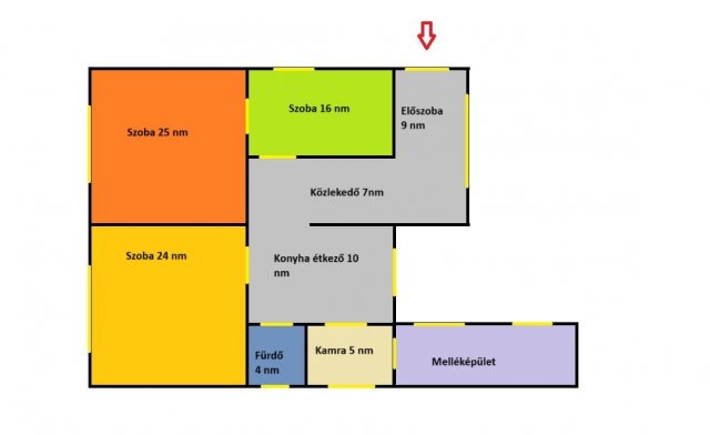 Eladó családi ház, Nyergesújfaluban 38 M Ft, 3 szobás