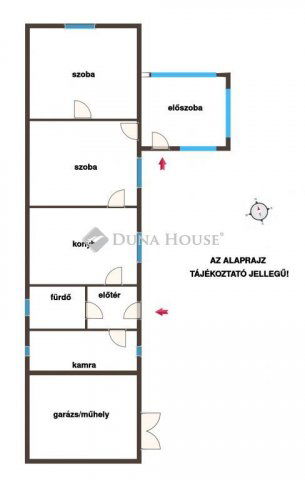 Eladó családi ház, Tápióbicskén 15 M Ft, 2 szobás