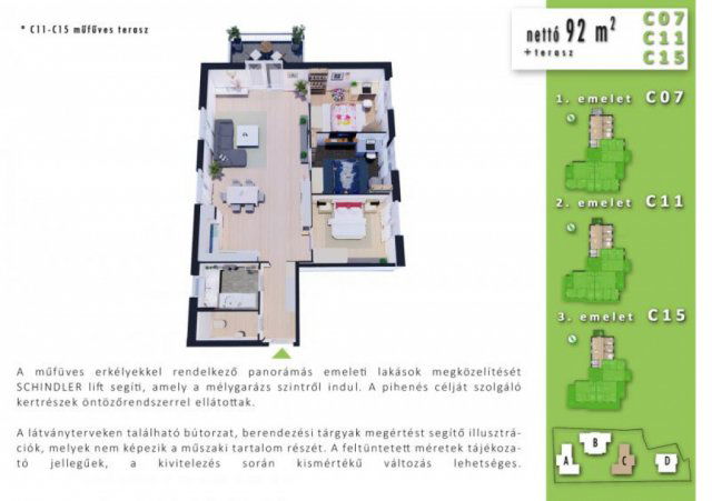 Eladó téglalakás, Vácon, Bimbó utcában 99 M Ft, 3 szobás