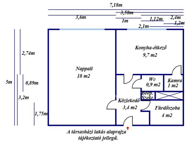 Eladó téglalakás, Nagykőrösön 29.9 M Ft, 1 szobás