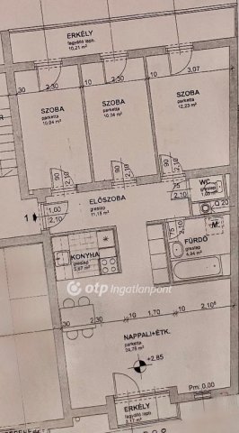 Eladó téglalakás, Nyíregyházán 73 M Ft, 3 szobás