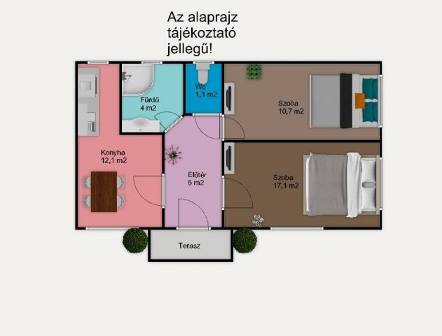 Eladó családi ház, Eleken 9.9 M Ft, 2 szobás