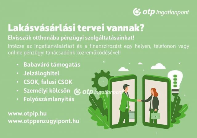Eladó panellakás, Cegléden 39.9 M Ft, 2+1 szobás