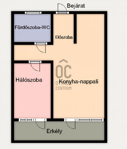 Eladó téglalakás, Komáromban 41.7 M Ft, 2 szobás