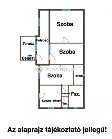 Eladó családi ház, Adonyban 55 M Ft, 3 szobás