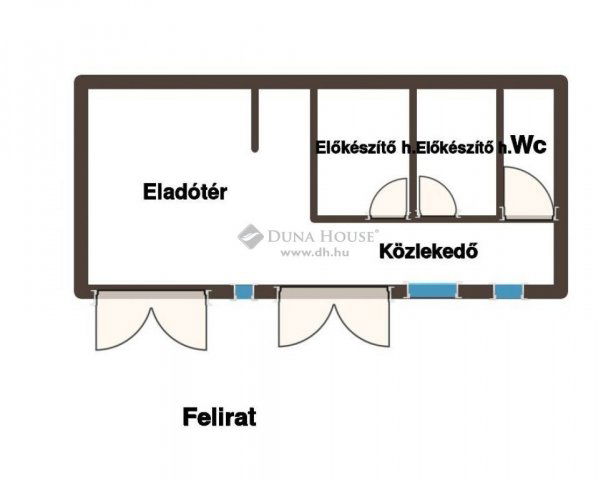 Kiadó üzlethelyiség, Debrecenben 320 E Ft / hó