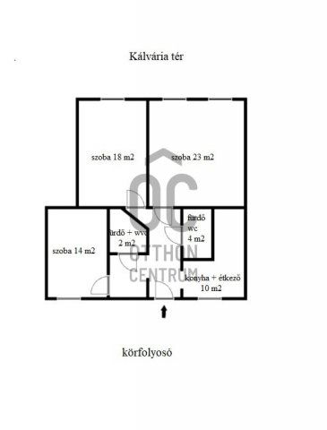 Kiadó téglalakás, albérlet, VIII. kerületben, Kálvária téren