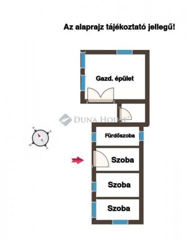 Eladó családi ház, Biatorbágyon 49.99 M Ft, 3 szobás