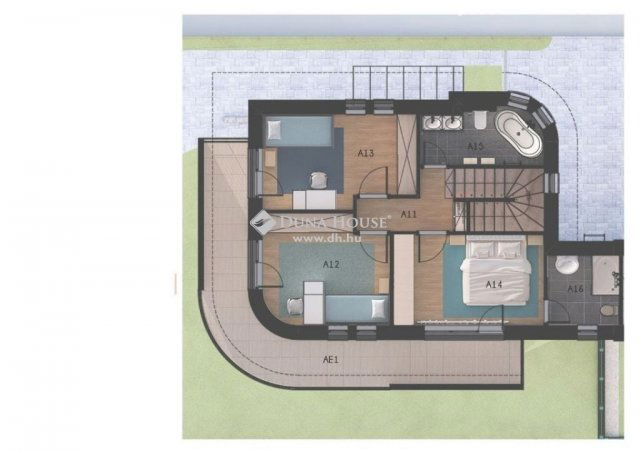 Eladó ikerház, Budaörsön 199 M Ft, 5 szobás