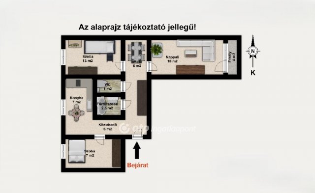 Eladó panellakás, Budapesten, XVIII. kerületben 65 M Ft