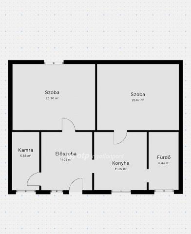 Eladó sorház, Mezőlakon 8.9 M Ft, 2 szobás