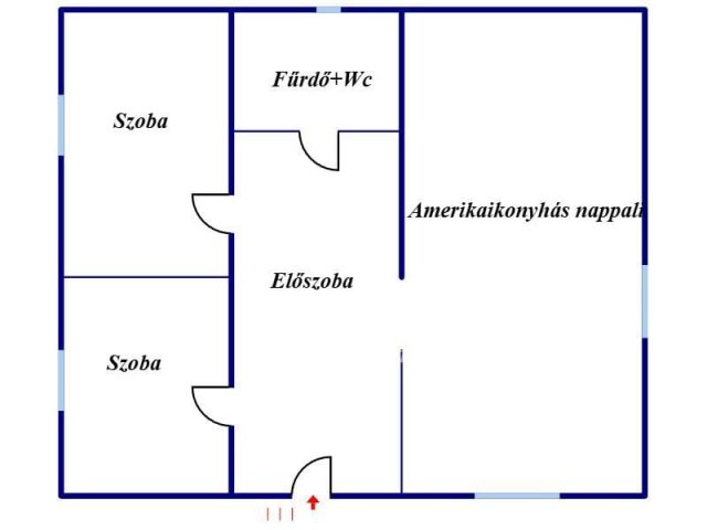 Eladó családi ház, Poroszlón 13 M Ft, 2 szobás