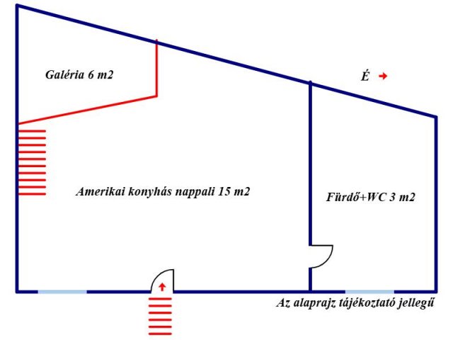 Eladó téglalakás, Budapesten, VII. kerületben 46.9 M Ft