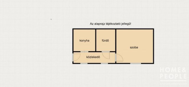 Eladó téglalakás, Szegeden 20 M Ft, 1 szobás