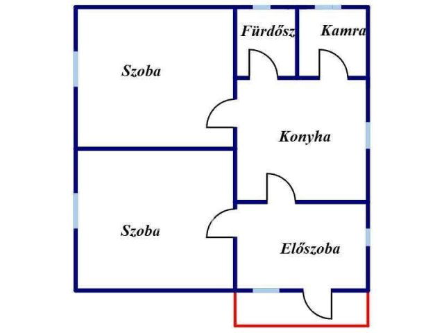 Eladó családi ház, Berettyóújfaluban 39.9 M Ft, 2 szobás