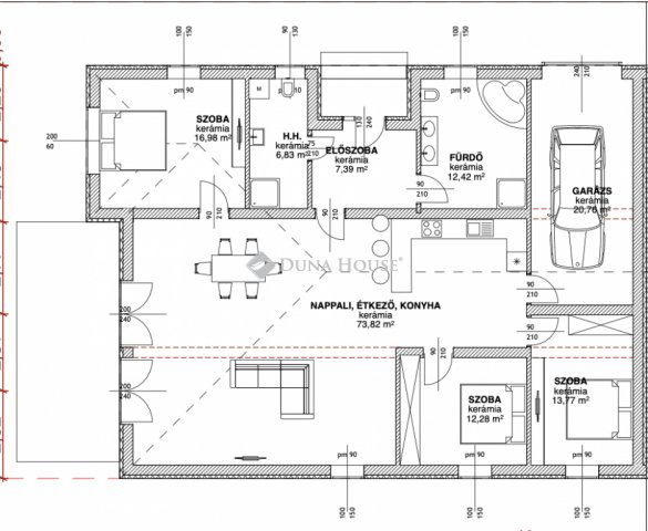 Eladó ikerház, Budapesten, XVIII. kerületben 159.9 M Ft, 4 szobás