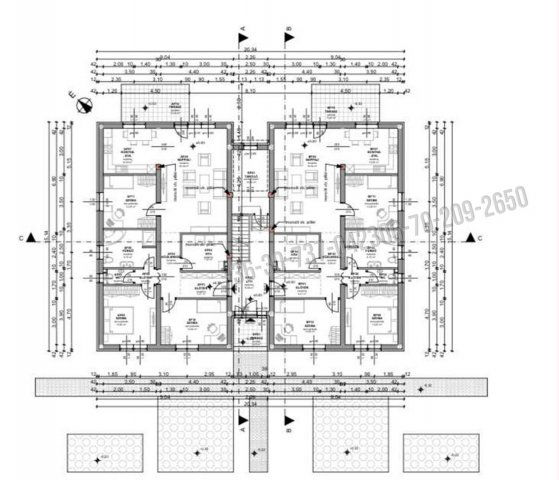 Eladó ikerház, Szigethalmon 81.99 M Ft, 4 szobás