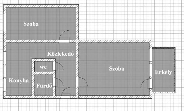 Eladó panellakás, Kecskeméten 40 M Ft, 2 szobás