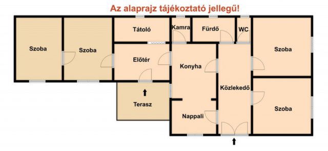 Eladó családi ház, Nyírtelken 76 M Ft, 4+1 szobás