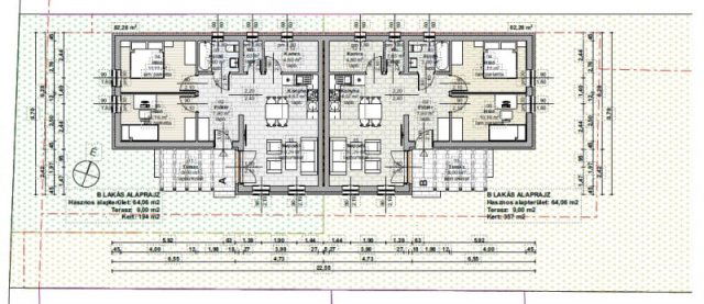 Eladó ikerház, Dömsödön 48.9 M Ft, 3 szobás