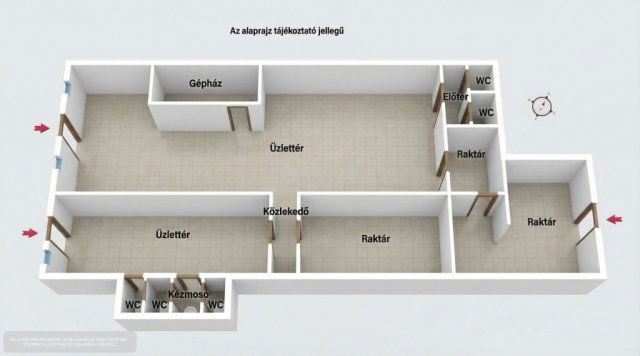 Eladó üzlethelyiség, Erdőkövesden 19.8 M Ft