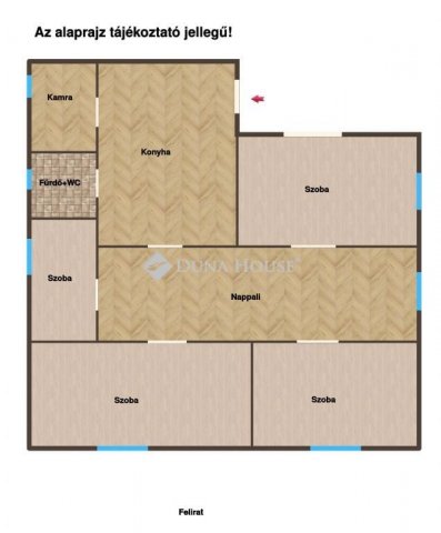 Eladó családi ház, Enesén 55.49 M Ft, 5 szobás