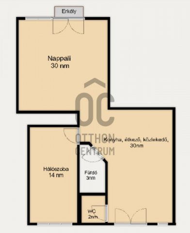 Eladó téglalakás, Nagykanizsán 64.5 M Ft, 2 szobás