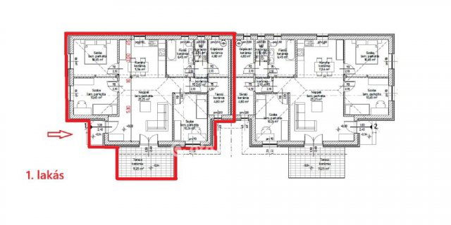 Eladó ikerház, Vasadon 69.9 M Ft, 4 szobás / költözzbe.hu