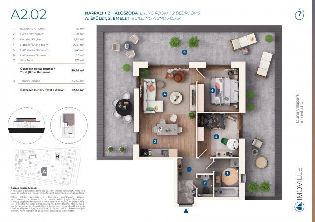 Eladó téglalakás, Mosonmagyaróváron 66.104 M Ft, 3 szobás