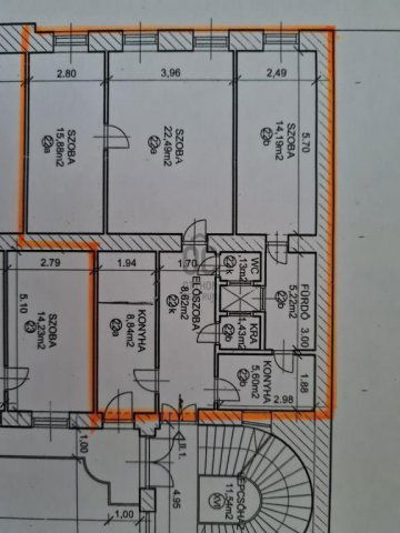 Eladó téglalakás, Budapesten, VI. kerületben 93.5 M Ft, 3 szobás