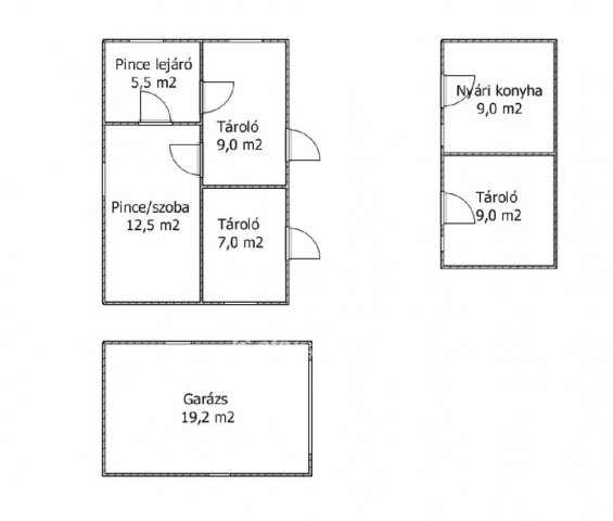 Eladó családi ház, Pusztaszeren 11.5 M Ft, 2 szobás