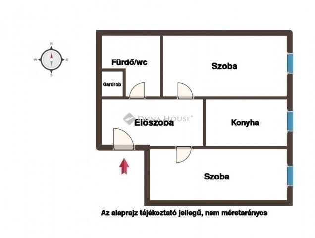 Eladó téglalakás, Budapesten, XIII. kerületben 62.5 M Ft