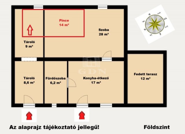 Eladó családi ház, Gombán 79 M Ft, 3 szobás
