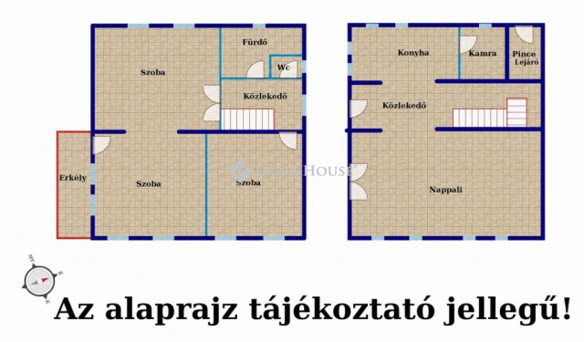 Eladó családi ház, Jászfényszarun 54 M Ft, 4 szobás