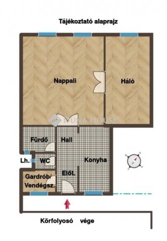 Eladó téglalakás, Budapesten, VI. kerületben 94.9 M Ft, 2 szobás