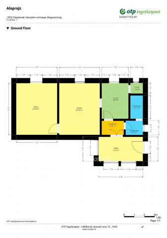 Eladó családi ház, Pápateszéren 43.99 M Ft, 2 szobás