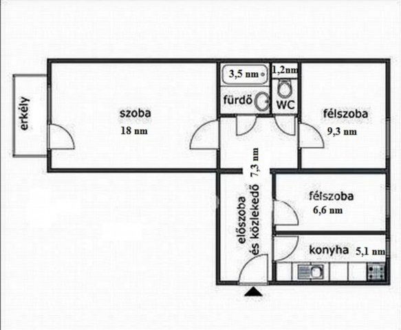 Eladó téglalakás, XIX. kerületben, Nagysándor József utcában